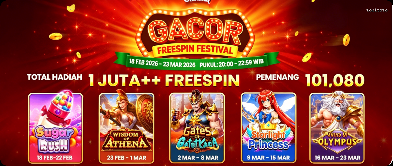 Login top1toto Sekarang Bonus Melimpah